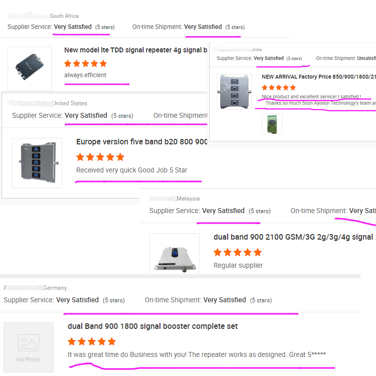 tri band 850 1700 1900mhz mobile signal booster 3g 4g lte mobile signal repeater gsm mobile cellphone signal amplifier